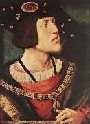 Bernaert Van Orley Portrait of Charles V oil